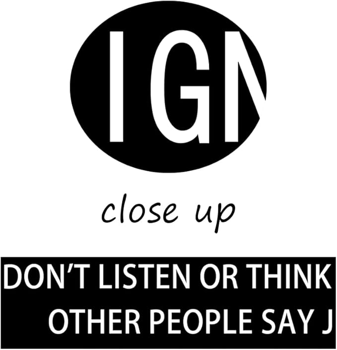 WYJZDZQ8 Ignore Verb Inspirational Canvas Wall Art for Office Motivational Poster Picture Painting Modern Inspiring Positive Artwork for Home Living Room Bedroom Decor Ready to Hang [12''W x 18''H]