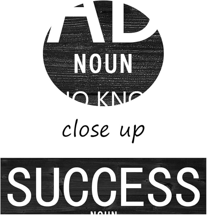 Success Leader Persistence Inspirational Wall Art Motivational Poster Motivation Quotes Canvas Prints Artwork for Office Modern Home Decor Painting Stretched and Framed Ready to Hang [30''Wx 40''H]