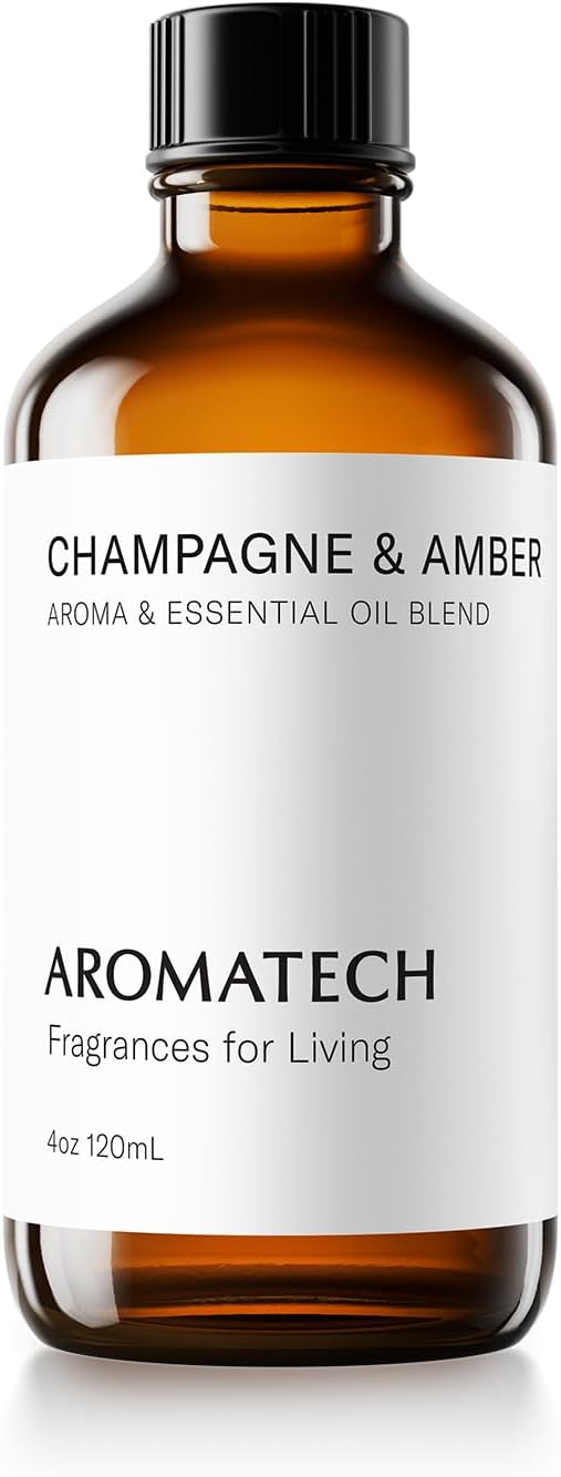 AromaTech Champagne & Amber Aroma Oil for Scent Diffuser - 120 Milliliter