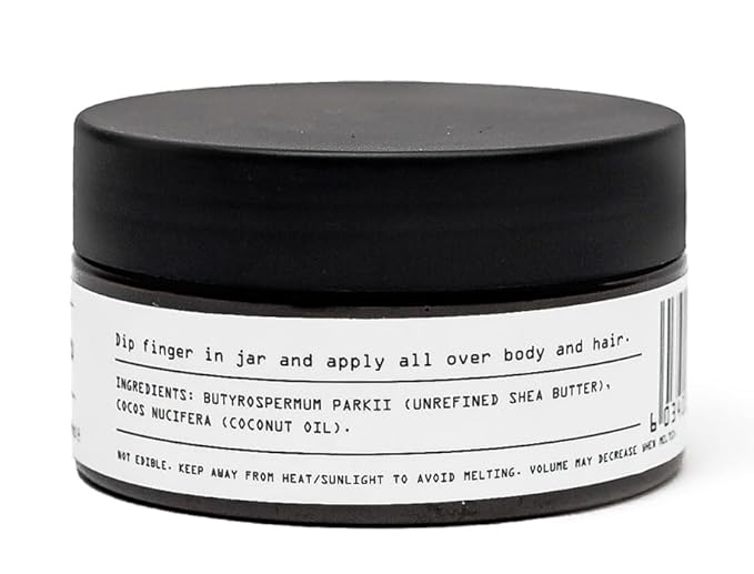 Kaeme Unscented African Shea Butter Made with Raw Organic Unrefined Skin Moisturizer Fragrance Free Ehipped body Butter for women and men (3.4oz/100g jar)