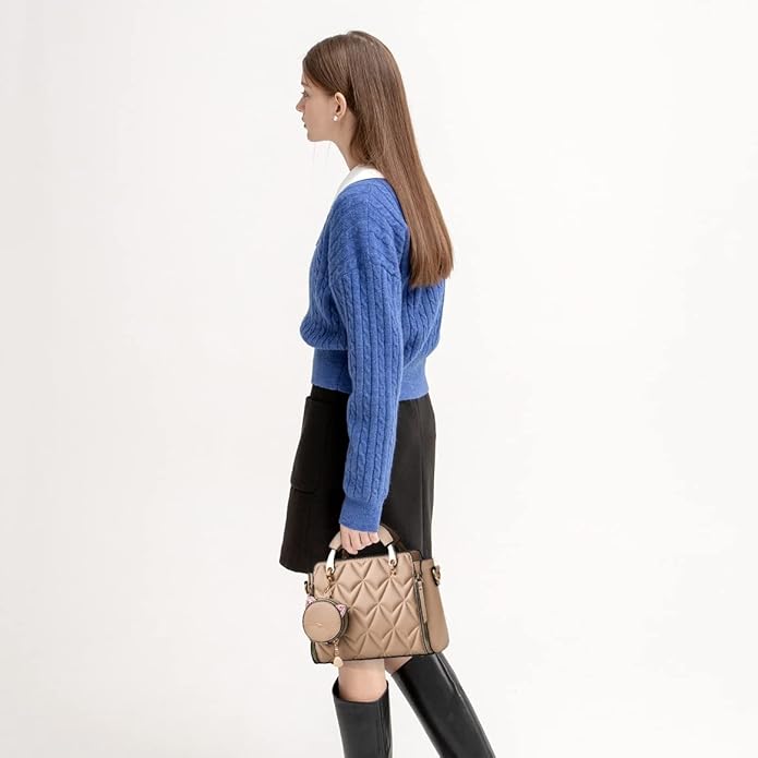 Xiaoyu Fashion Purses and Handbags for Women Ladies Crossbody Bags Top Handle Satchel Shoulder Bags Small Totes