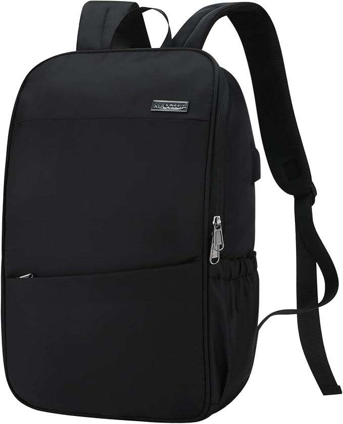 MAXTOP Deep Storage Laptop Backpack with USB Charging Port[Water Resistant] College Computer Bookbag Fits 16 Inch Laptop
