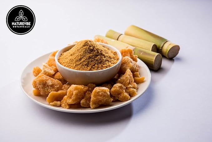 Naturevibe Botanicals Jaggery Powder, 5lbs | Pure and Raw Jaggery | Can be used as a Sweetener | Bulk Bag 80 Ounces