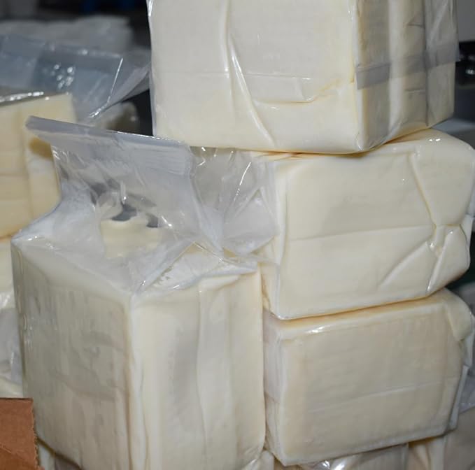 Mango Butter 5LB All Natural Bulk| Great for Whipped Body Butter Lotion and Soap Making Wild Harvested Naturally Refined