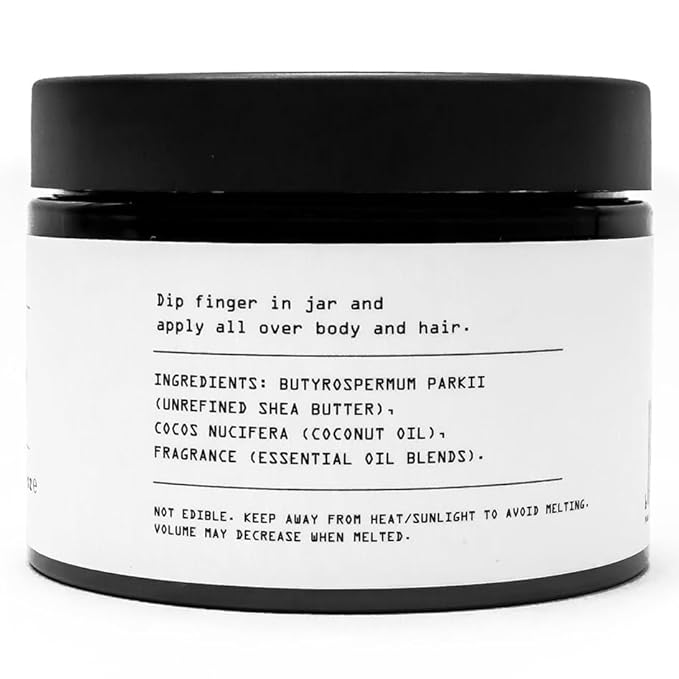 Kaeme Goldflakes Whipped Shea Butter For Men and Women Made with Raw Organic African Shea Body Butter with Natural Coconut Oil Deep Moisturizer for Skin Hair and Scalp and Skincare (10.5oz/300g jar)