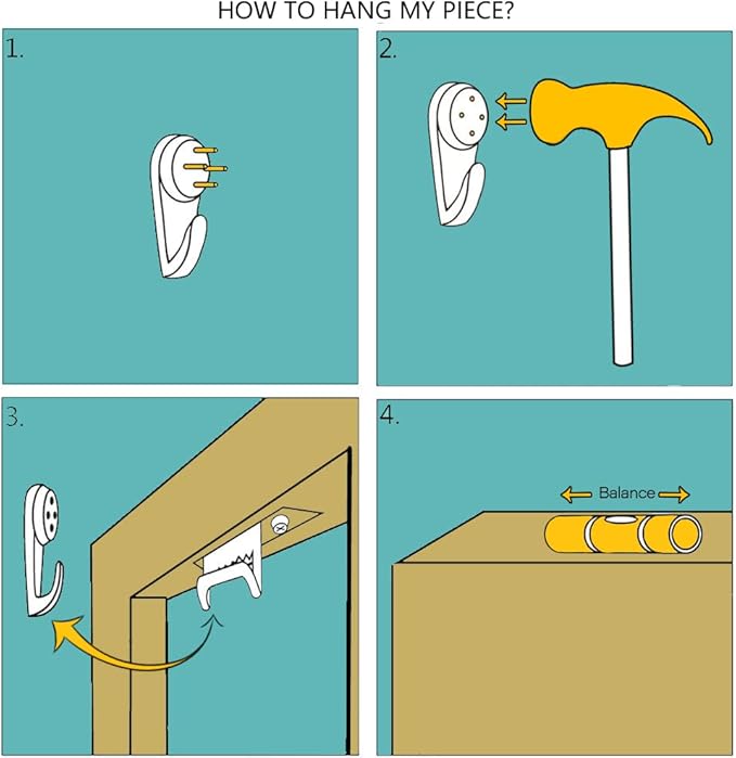 KREATIVE ARTS 4 Panel African American Wall Art Masks Tribal Ethnic Canvas Prints Vintage Poster Pictures Artwork Black Art Paintings for Living Room Ready to Hang L48xH33Inches