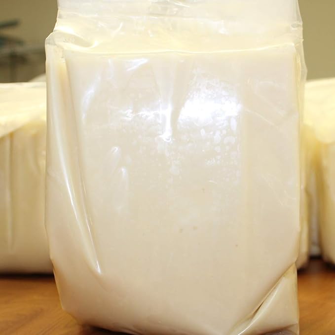 Mango Butter 5LB All Natural Bulk| Great for Whipped Body Butter Lotion and Soap Making Wild Harvested Naturally Refined