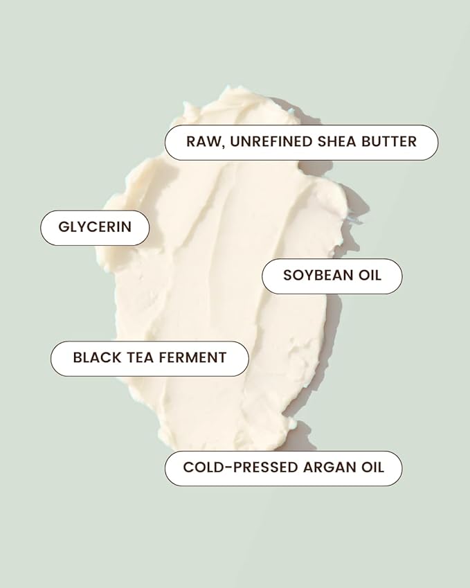 AZMERA Handcrafted Whipped Shea Body Butter – Unscented Moisturizer for Dry, Sensitive Skin with Argan Oil & Vitamin E – Vegan, Non-Greasy Whipped Body Butter for Women & Men – 8.82 oz