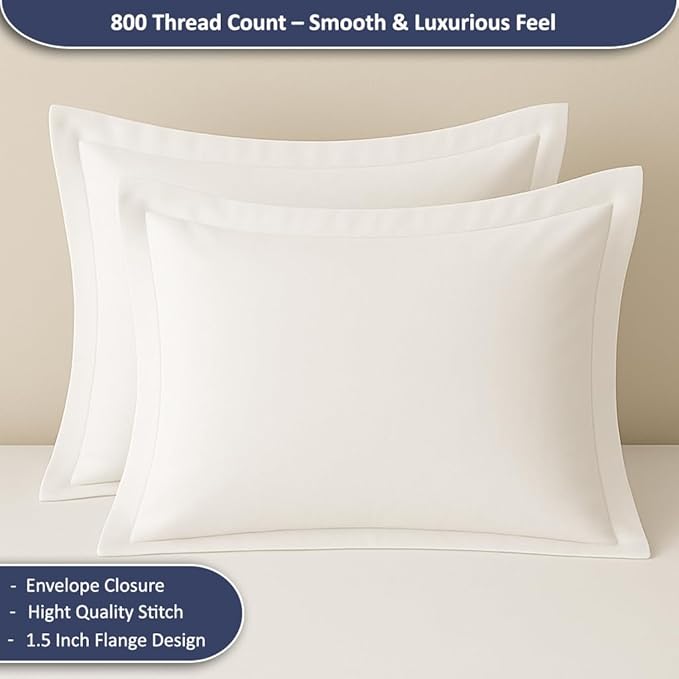 eBeddy Linens Egyptian Cotton Super King Plus 120x120 Size White Duvet Cover Set with Zipper Closer & 7 Corner Ties Soft Cozy 1 Comforter Cover and 2 Pillow Shams Durable Stitch, White Solid