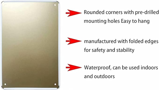 Cornhole Rules Sign Retro Vintage Metal Games Tin Signs Funny Classic Cornhole Board Decor Poster Man Cave Wall Art 8x12 Inch