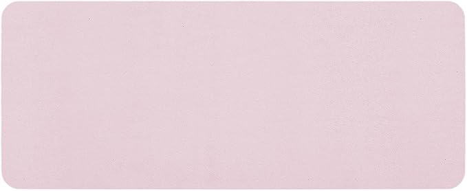 Pink Bath Mat, Bathroom Rugs Non Slip Washable Thin Absorbent Quick Dry Bath Mat Fits Under Door Bathroom Floor Mat Perfect for Bath, Shower, or Sink 24"x60" Pink