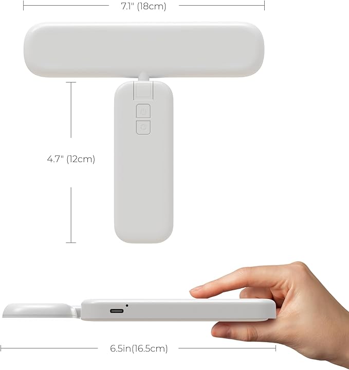 FULEN Picture Lights Battery Operated, Rechargeable Picture Frame Lights for Wall, LED Cordless Wall Lights for Arts,Paintings,Gallery&Dartboard,3 Color Temperatures, Remote Control,White