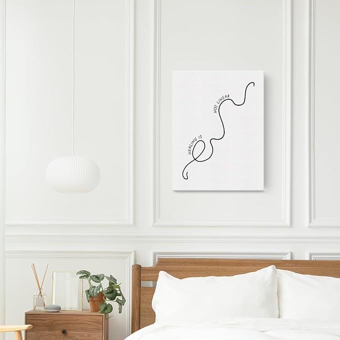 Therapy Office Decor Inspirational Canvas Wall Art Framed Social Worker Gifts Mental Health Decor Paintings Canvas Prints Poster for Home Office Treatment Room Wall Decor Artwork Decorative