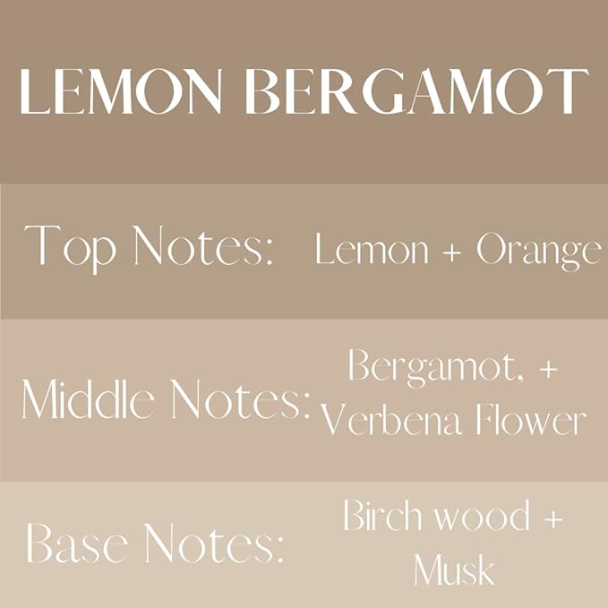 River Birch Lemon Bergamot Linen and Room Spray | Home Fragrance | 4 oz Glass Amber Bottle | Luxury Signature Scent | Handmade in Texas