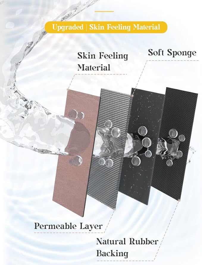 MontVoo -Bath Mat Rug-Rubber Backing Non Slip Quick Dry Absorbent Thin Bathroom Rugs Fit Under Door-Faux Suede Surface Bathroom Floor Mats-Shower Rug for in Front of Bathtub Shower Dusty Rose 16"x24"