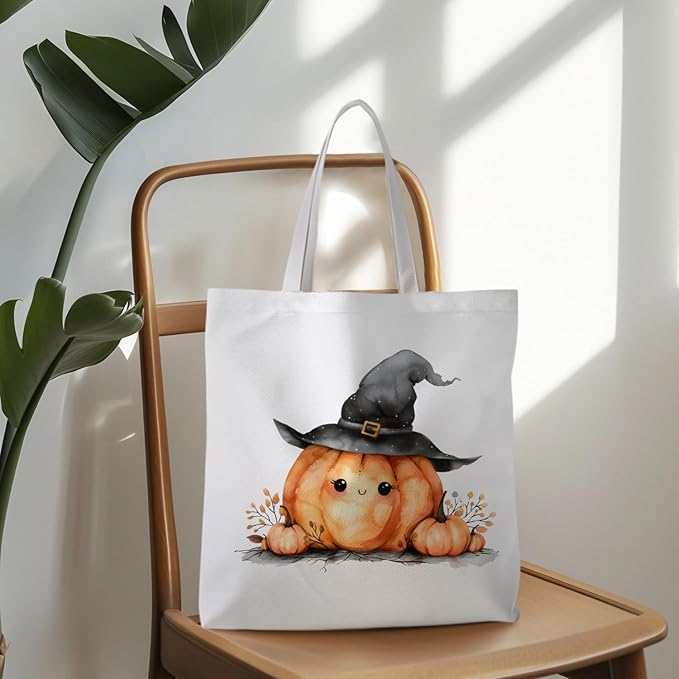 Halloween Tote Bag, Halloween Gifts for Women, Horror Tote Bag, Reusable Grocery Bags Shopping Bags