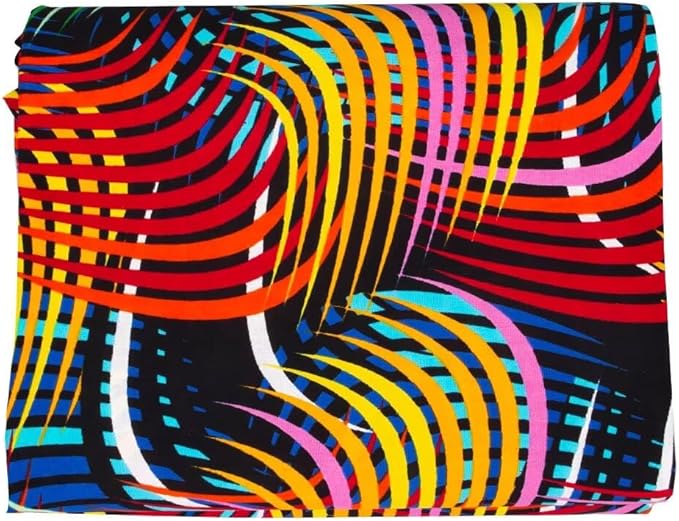 Africa Ankara Prints Wax 6 Yard Fabric African Fabric for Party Dress Craft DIY Sewing Textile Polyester Nigeria Tissu