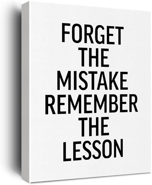 Motivational Canvas Wall Art Framed Encouragement Gifts for Women Men Paintings Canvas Prints Positive Poster for Home Office Parlour Living Room Kitchen Bedroom Wall Decor Artwork Decorative