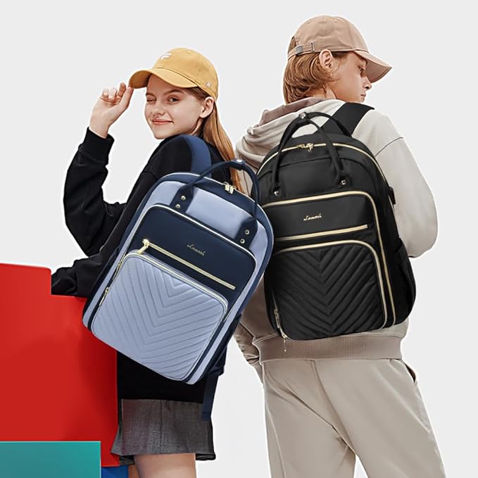 LOVEVOOK Laptop Backpack for Women,15.6 Inch Laptop Computer Bag Travel Backpack Purse,Waterproof Work Business Backpack