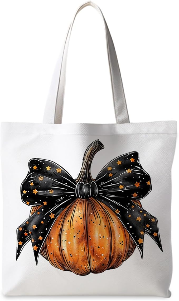 Halloween Tote Bag, Halloween Gifts for Women, Horror Tote Bag, Reusable Grocery Bags Shopping Bags