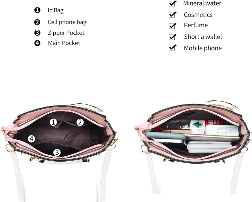 Xiaoyu Fashion Purses and Handbags for Women Ladies Crossbody Bags Top Handle Satchel Shoulder Bags Small Totes