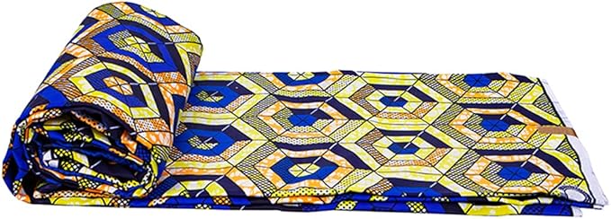African Fabric 6 Yard Ankara Fabric Tribal Print Fabric for Party Dress