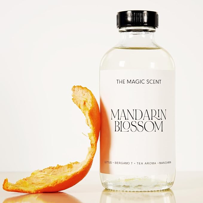 Mandarin Blossom Diffuser Oil - Hotel & Home Luxury Scents Inspired by St. Regis Hotel, Maldives - Diffuser Oil Scents for Home Designed for Use in All Diffusers - 16.9 fl oz, 500 mL