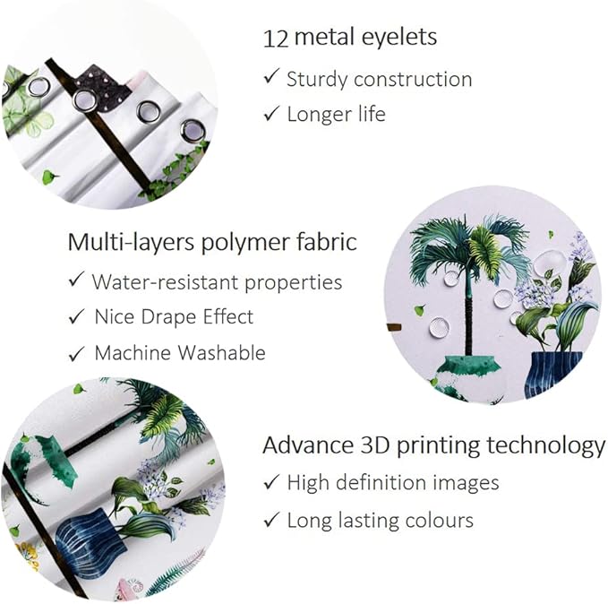 Bohemian Bathroom Curtain Colorful Boho Floral Print Beautiful Bright Polyester Fabric Cloth Shower Curtain for Bathroom Decoration, 72"x72"