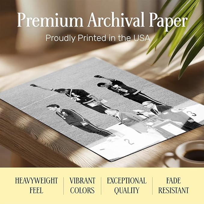 Black Empowerment Vintage Art Print 11x14 FRAMED - Civil Rights Poster - Afro American Wall Decor - History Decoration - Vintage Art Print - BLM Wall Decor, African American Picture