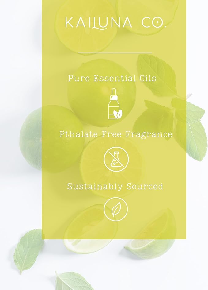 Coconut Lime Verbena Artisan Natural Room and Linen Spray with Pure Essential and Fragrance Oils, Small Batch, Made in California (4 oz)