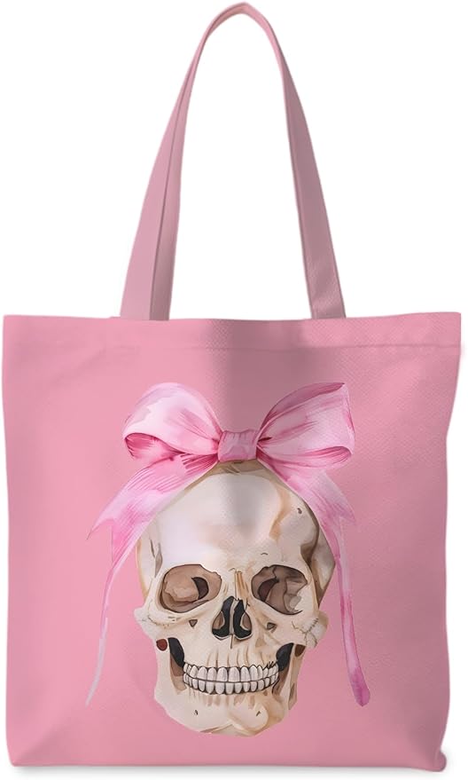 Halloween Tote Bag, Halloween Gifts for Women, Horror Tote Bag, Reusable Grocery Bags Shopping Bags