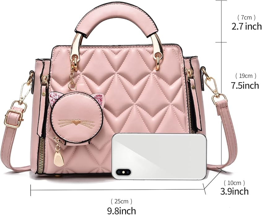 Xiaoyu Fashion Purses and Handbags for Women Ladies Crossbody Bags Top Handle Satchel Shoulder Bags Small Totes