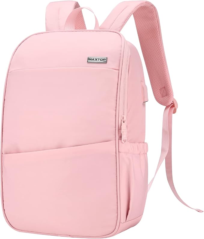 MAXTOP Deep Storage Laptop Backpack with USB Charging Port[Water Resistant] College Computer Bookbag Fits 16 Inch Laptop