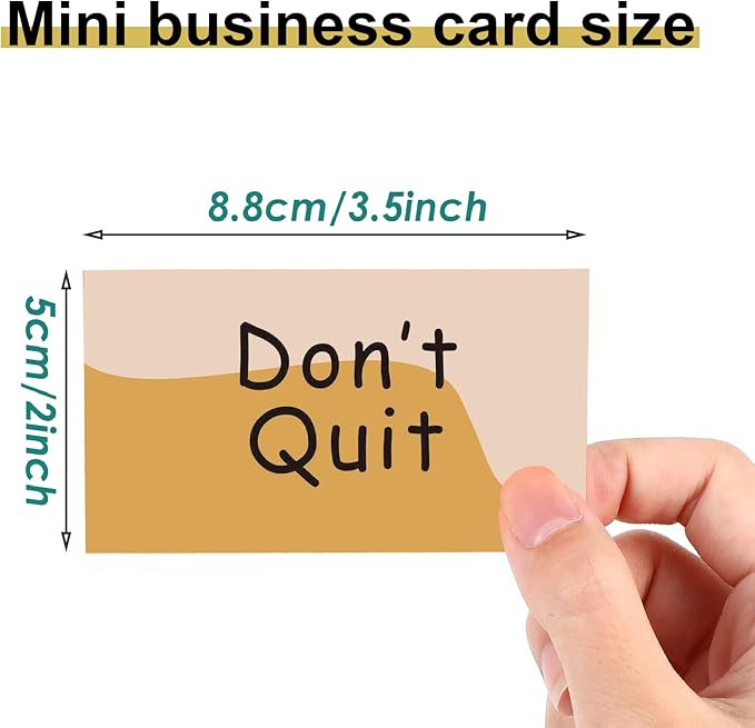 Outus 120 Pcs Motivational Encouragement Quote Cards Inspirational Kindness Appreciation Gratitude Business Cards Encouragement Mini Note Cards, 30 Styles, 3.5 x 2 Inch(Boho Style)