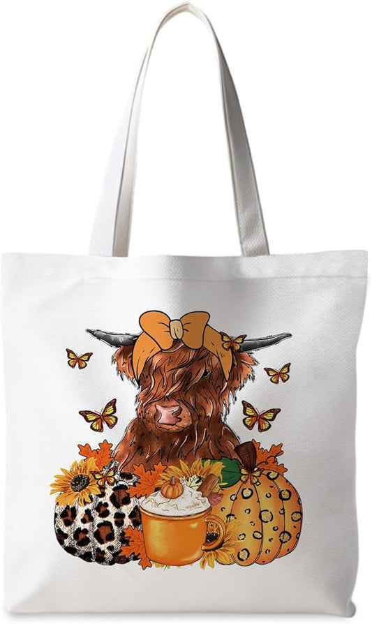 Halloween Tote Bag, Halloween Gifts for Women, Horror Tote Bag, Reusable Grocery Bags Shopping Bags