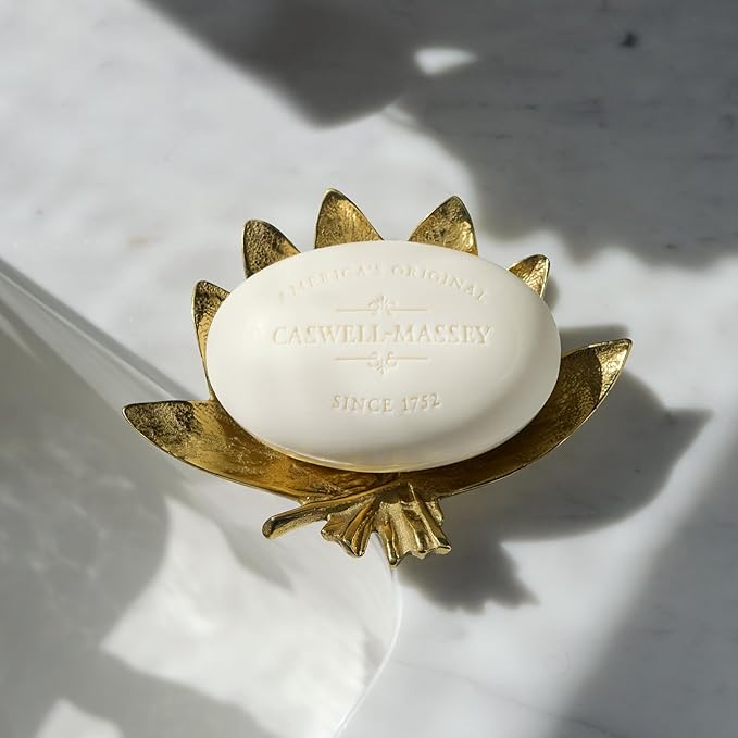 Caswell-Massey Natural Bar Soap Gift Set - Almond Scent - Triple-Milled Moisturizing Body Soap Bars for Men & Women, Plant-Based Formula for Soft Skin, Made in USA, 3 x 5.8 oz