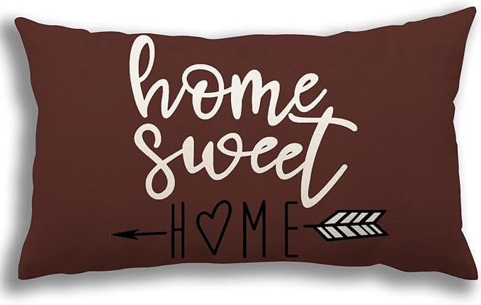 YCOLL Pillow Covers 12x20 Set of 4, Modern Sofa Throw Pillow Cover, Decorative Outdoor Linen Fabric Pillow Case for Couch Bed Car, Coffee