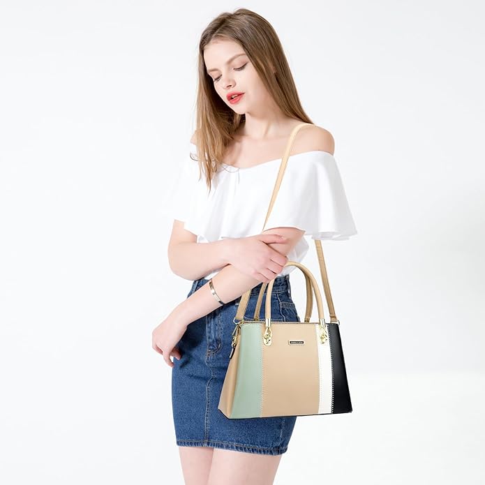 KURGOOL Women Purses and Handbags Top Handle Satchel Shoulder Bags Messenger Tote Bag for Ladie