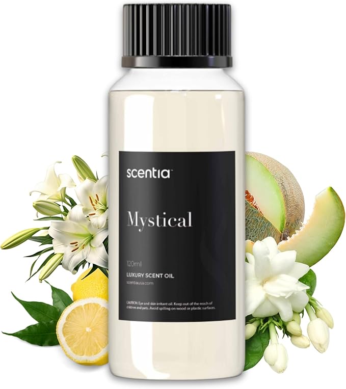 Hotel Diffuser Oil Inspired by The Wynn, Las Vegas Hotel - 120 mL 4.06 fl oz - Essential Oil Blend Melon, Raspberry, Lily, Jasmine & Lemon for Aromatherapy Diffusers - Mystical