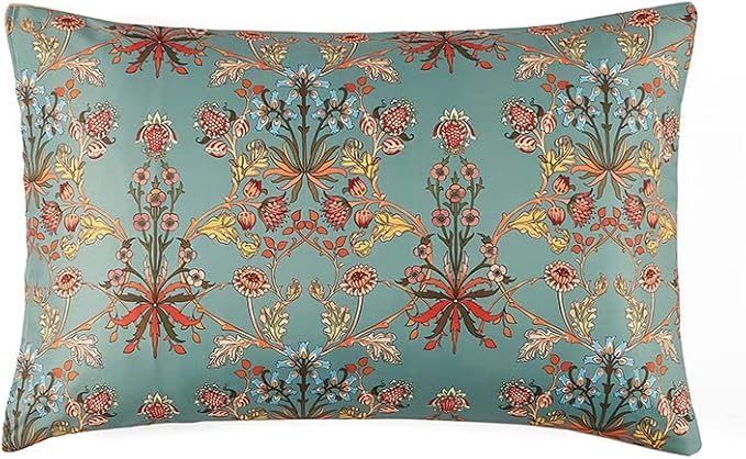 Cupocupa Duvet Cover Queen Size Set Boho Floral Pattern Queen Size Bed Vintage Soft Bedding Leaf Print Paisley Duvet Cover with Pillowcases