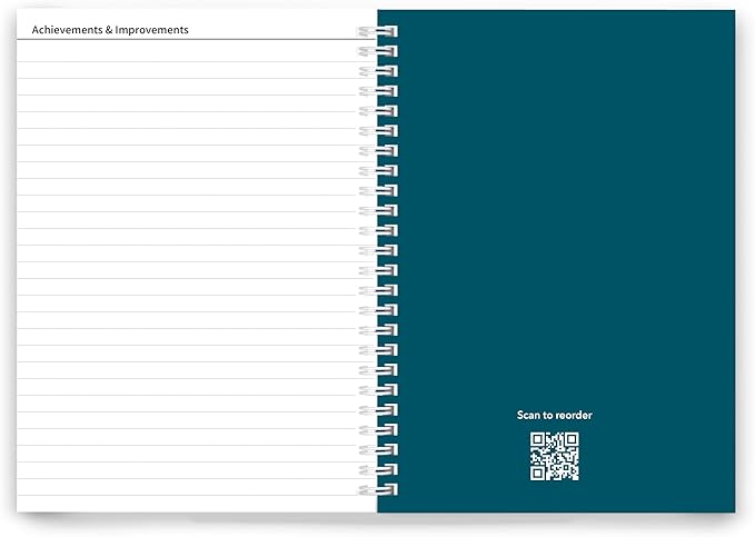 Better Health - Exercise, Nutrition & Wellness Journal - Stay healthy with our handy, simple tracking charts - A5 size with 104 undated pages - For A Happier, Healthier Life (Teal)