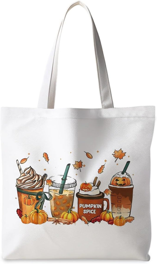 Halloween Tote Bag, Halloween Gifts for Women, Horror Tote Bag, Reusable Grocery Bags Shopping Bags