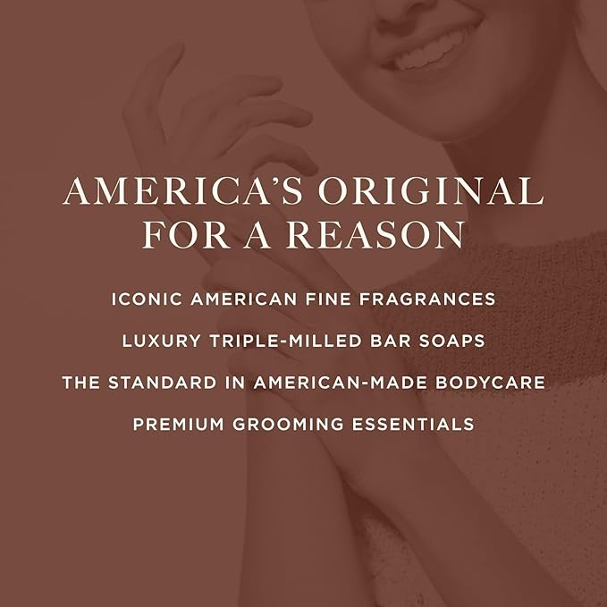 Caswell-Massey Natural Bar Soap Gift Set - Almond Scent - Triple-Milled Moisturizing Body Soap Bars for Men & Women, Plant-Based Formula for Soft Skin, Made in USA, 3 x 5.8 oz