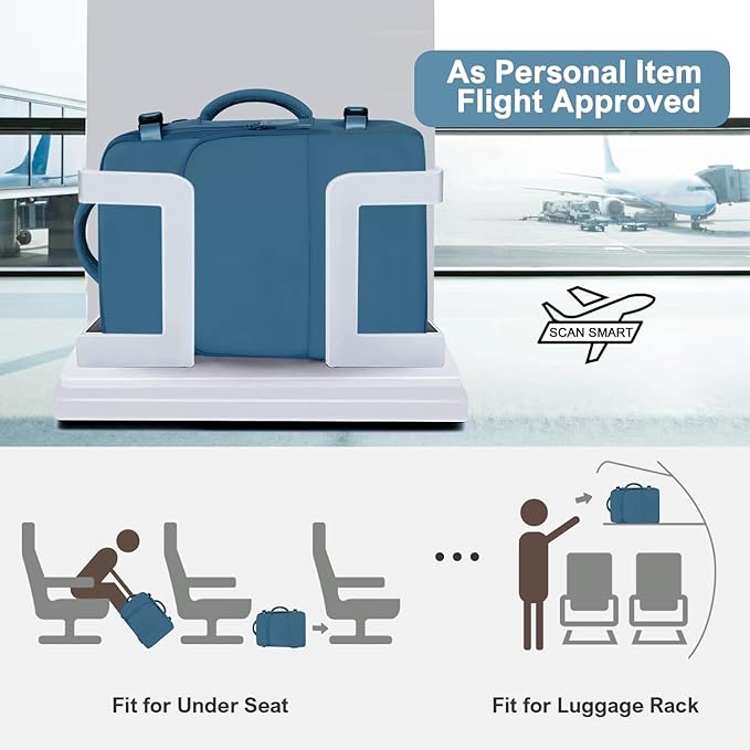 Travel laptop Backpack for Men Women, Personal Item Size Flight Approved, 16 Inch Laptop Bag with Multi-Pockets, College Computer Bag, Waterproof Carry On Backpack Casual Daypack Backpack