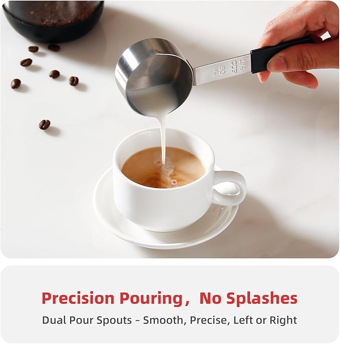 Magnetic Stackable Stainless Steel Measuring cups and spoons set,4 Magnetic measuring cups,4 magnetic measuring spoons