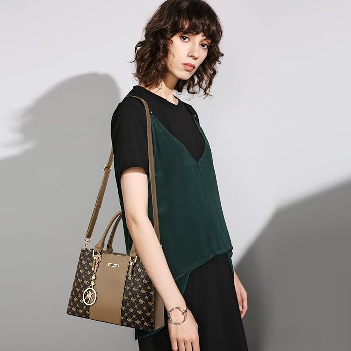 KURGOOL Women Purses and Handbags Top Handle Satchel Shoulder Bags Messenger Tote Bag for Ladie