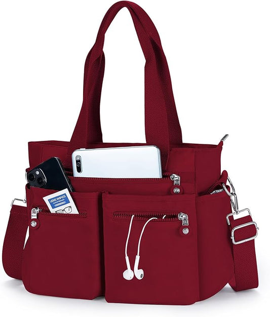 Tote Bag for Women Canvas Handbags for Woman Crossbody Bags with Multiple Pockets