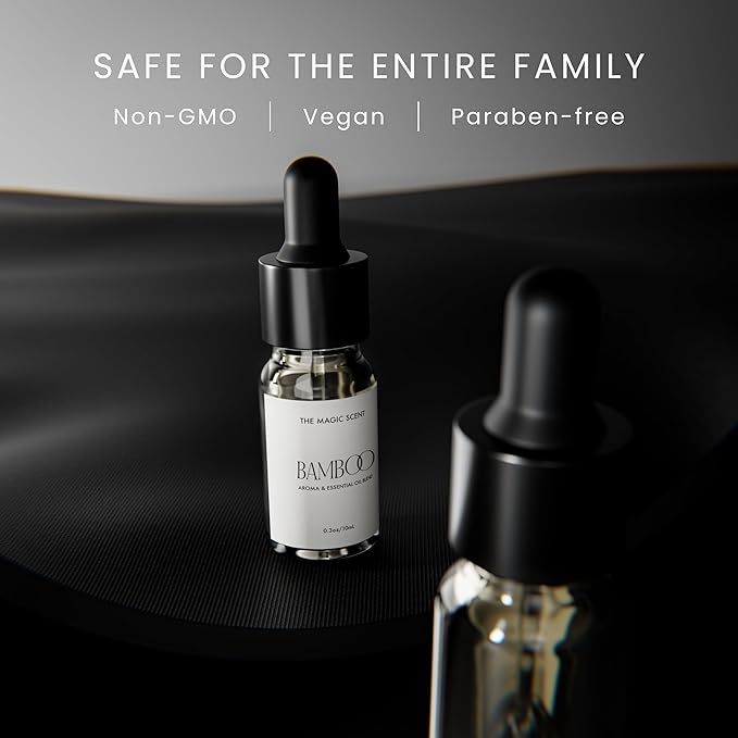 Bamboo Diffuser Oil - Cold-Air & Ultrasonic Scented Oils for Diffuser Inspired by The Four Seasons, Bora Bora - Essential Oils for Diffusers Aromatherapy (10 ml)