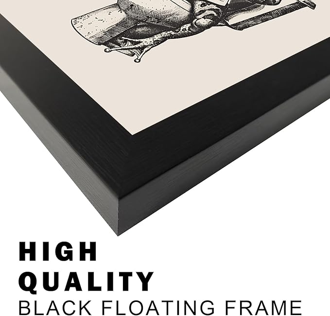 Frog Bathroom Decor Funny Bathroom Wall Art Frog on Toilet Reading Newspaper Canvas Painting Animal Artwork Pictures for Bathroom Decorations