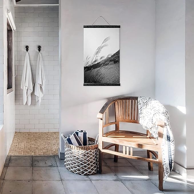 3 Pack Magnetic Poster Hanger Frame 12 inch Black,12x16 12x18 12x20 12x24 Wood Magnet Frames Hangers for Photos, Pictures, Prints, Maps, Canvas Artwork,Diamond Art Painting,Canvas Hanger